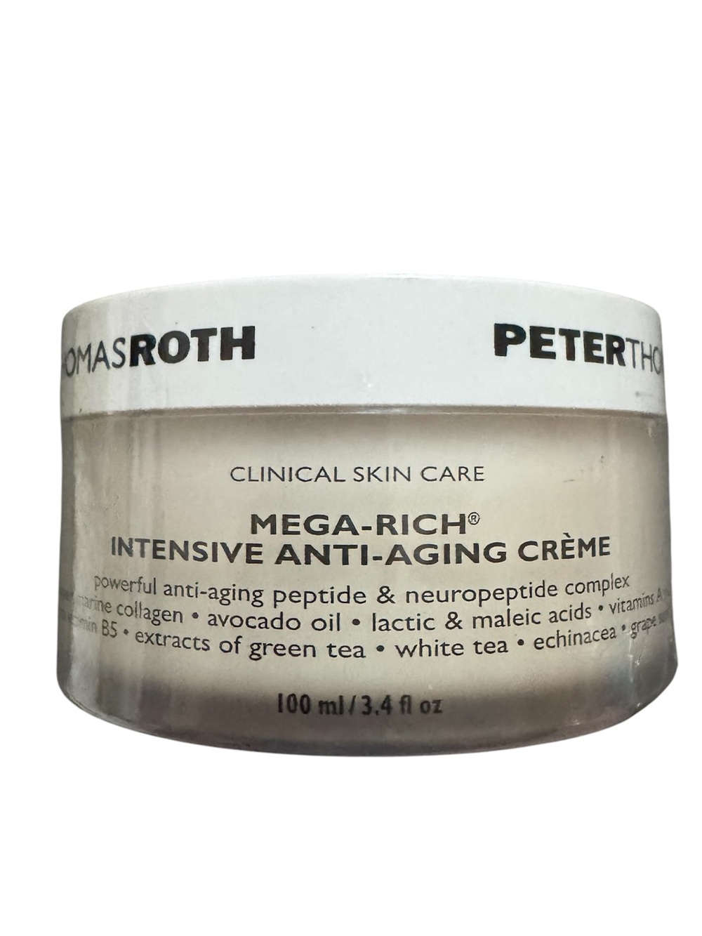 Peter Thomas Roth Mega-Rich Intensive Anti-Aging Crème NEW W/SAFETY SEAL 100ml